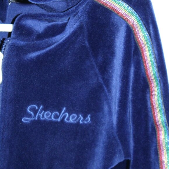 Skechers Size 5 Velour Jacket Zippered - Picture 2 of 3